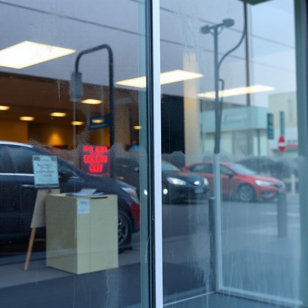 Storefront Window Detail Before